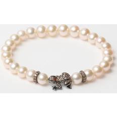 Lancaster Ladies'Bracelet JLA-BR-FROG-4-WH Sterling