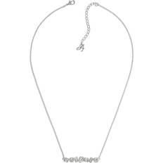 Adore Ladies Adore Plated Mixed Crystal Bar Necklace