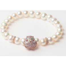 Lancaster Ladies'Bracelet JLA-BR-OWL-2-WH Sterling