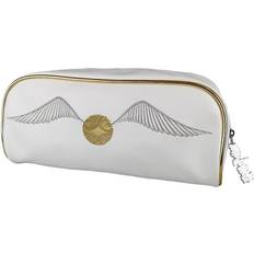 Children Toiletry Bags Groovy Harry Potter Golden Snitch Washbag, PU, White, Medium