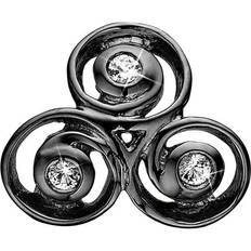 Christina Triple Spiral rhodineret charm 630-B189