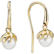 Lund Copenhagen Guld Øreringe Lund Copenhagen Earrings - Gold/Pearl