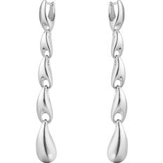 Georg Jensen Woman Earrings Georg Jensen Reflect Earrings 60mm - Silver