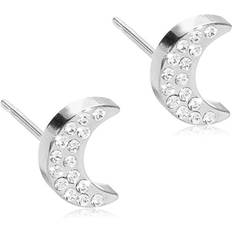 Blomdahl Ørestikker Brilliance Moon Crystal