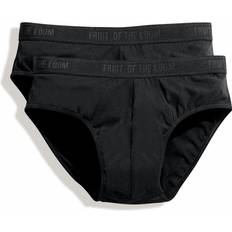 Fruit of the Loom Undertøj Fruit of the Loom Mens Classic Sport Briefs (Pack 2) (Black)