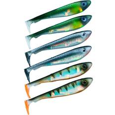 Svartzonker McRubber Shad 9cm Flash 6-pack