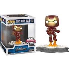 Funko pop iron man Funko Pop! Deluxe, Marvel: Avengers Assemble Series Iron Man, Amazon Exclusive, Figure 1 of 6