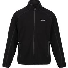 Fleece Jumper / Pile Jumper - Multicolour Jumpers Regatta Mens Hadfield Full Zip Fleece Jacket (Black)