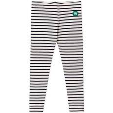 Stribede Leggings Offwhite/Navy