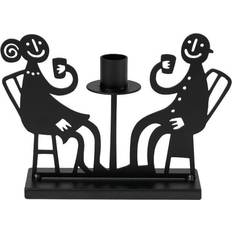 Bengt & Lotta Fika svart medium Lysestage