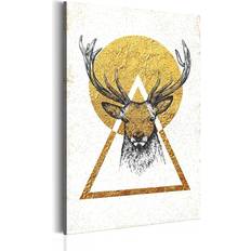 Gula Tavlor Arkiio My Home Golden Deer 40x60 Tavla