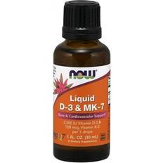 Mint Vitaminer & Mineraler Now Foods Flydende D-3 & MK-7 30 ml 30 stk
