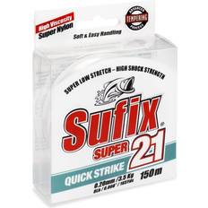 Sufix Angelausrüstung Sufix Super 21 150 Line White 0.140 mm