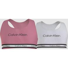 Cotton Bralettes Calvin Klein 2pk Bralette 3 Girls Bra Rosey