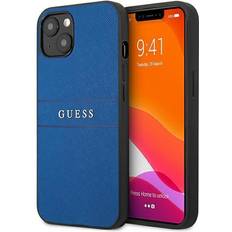 Guess GUHCP13SPSASBBL iPhone 13 Mini Saffiano Rem Blå