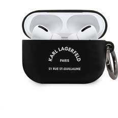 KLACAPSILRSGBK Cover for AirPods Pro Black Silicone RSG