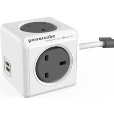 allocacoc PowerCube Extended USB 4-way