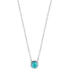 Ti Sento Silver Halsband Ti Sento Milano Necklace - Silver/Turquoise