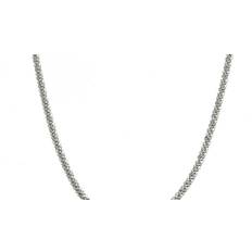 Silver - Swarovski-kristall Halsband CU Jewellery Roof big plain halsband 40-45