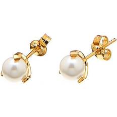 CU Jewellery Pearl Small Stud Ear - Gold/Pearl