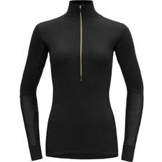 Devold Women's Wool Mesh Half Zip Neck Caviar