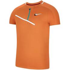 Herr - Orange - Tennis Överdelar Nike Court Slam Polo Mens