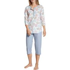 Calida dam pyjamas Calida Tender Nights Crop Pyjama Lightblue
