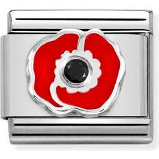 Nomination Composable Classic Charm - Silver/Red/Black