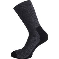 Active Wool Socks Unisex - Charcoal Melange/Black