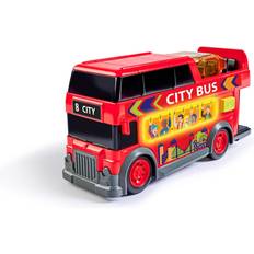 Plástico Autobuses Dickie Toys Autobús Descapotable con Luz y Sonido 15 cm, Vehículo 3 Años