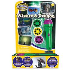 Experiment set Brainstorm Toys Wizard and Dragon Children's Flashlight and Projector Toy Set, 4 Pieces