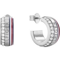 Acero Inoxidable Pendientes Tommy Hilfiger Charm Earrings - Multicolor/Transparent