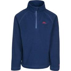 Fleece Jackets Trespass Kid's Keynote Half Zip Fleece - Dark Navy