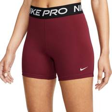 Nike Pro 365 5" Shorts Women - Burgundy/Black