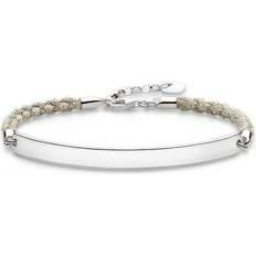 Beige Armband Thomas Sabo Damarmband Lba0029-173-19 Silvrig