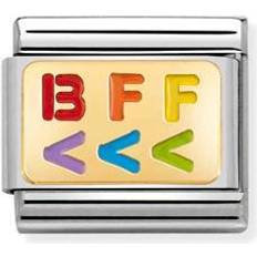 Nomination Composable Classic BFF Left Arrows Charm - Silver/Gold/Multicolour