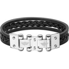 Police Herre Politiets Læderarmbånd - 19 cm