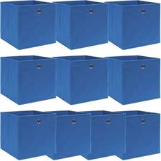 Poliéster Cajas y Cestas vidaXL Foldable Caja de almacenamiento 10pcs