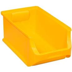 Gelb Kisten & Körbe Open fronted storage bin, LxWxH 355 x 205 x 150 mm, pack of 12, yellow Staukasten