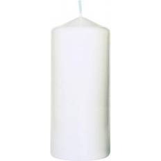 Duni Stearinlys Duni JOY Bloklys Hvid 150x80 mm 10 stk (148481) Stearinlys 150cm