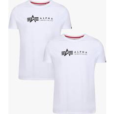 Alpha Industries Bluser & T-shirts - Sort/Hvid