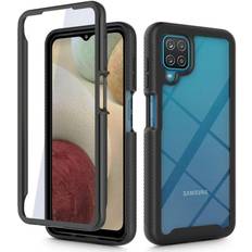 Skærmbeskyttelse samsung a12 ExpressVaruhuset Samsung Galaxy A12 DEFENSE360 Cover m. Skærmbeskyttelse Sort