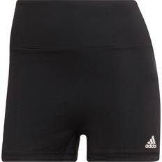 Damen - Yoga Leggings Adidas YO Essentials Short Tight Damen - Schwarz