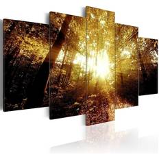 Gula Tavlor Arkiio Autumn Forest 100x50 Tavla 100x50cm