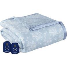 Blankets Micro Flannel Electric Heated Blankets Blue (256.54x228.6cm)