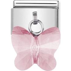 Nomination Charms & Pendants Nomination Composable Classic Link Butterfly Charm - Silver/Pink