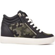 Nine West Green Sneakers Nine West Tons High Top W - Black/Metallic Camo