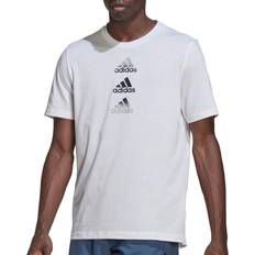 Fitness & Gimnasio - Hombre - Plata Ropa adidas Camiseta de Fitness Designed to Move Logo Hombre - Multicolor