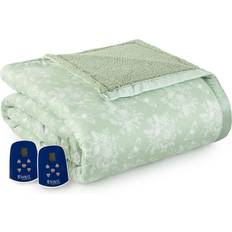 Micro Flannel Electric Heated Blankets Green (228.6x213.36cm)