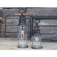 Hængende Lanterner Chic Antique Fransk Staldlanterne Lanterne 42cm